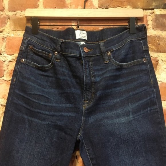 J. Crew 9" High-Rise Toothpick Skinny Jean Solano Wash - Picture 3 of 4